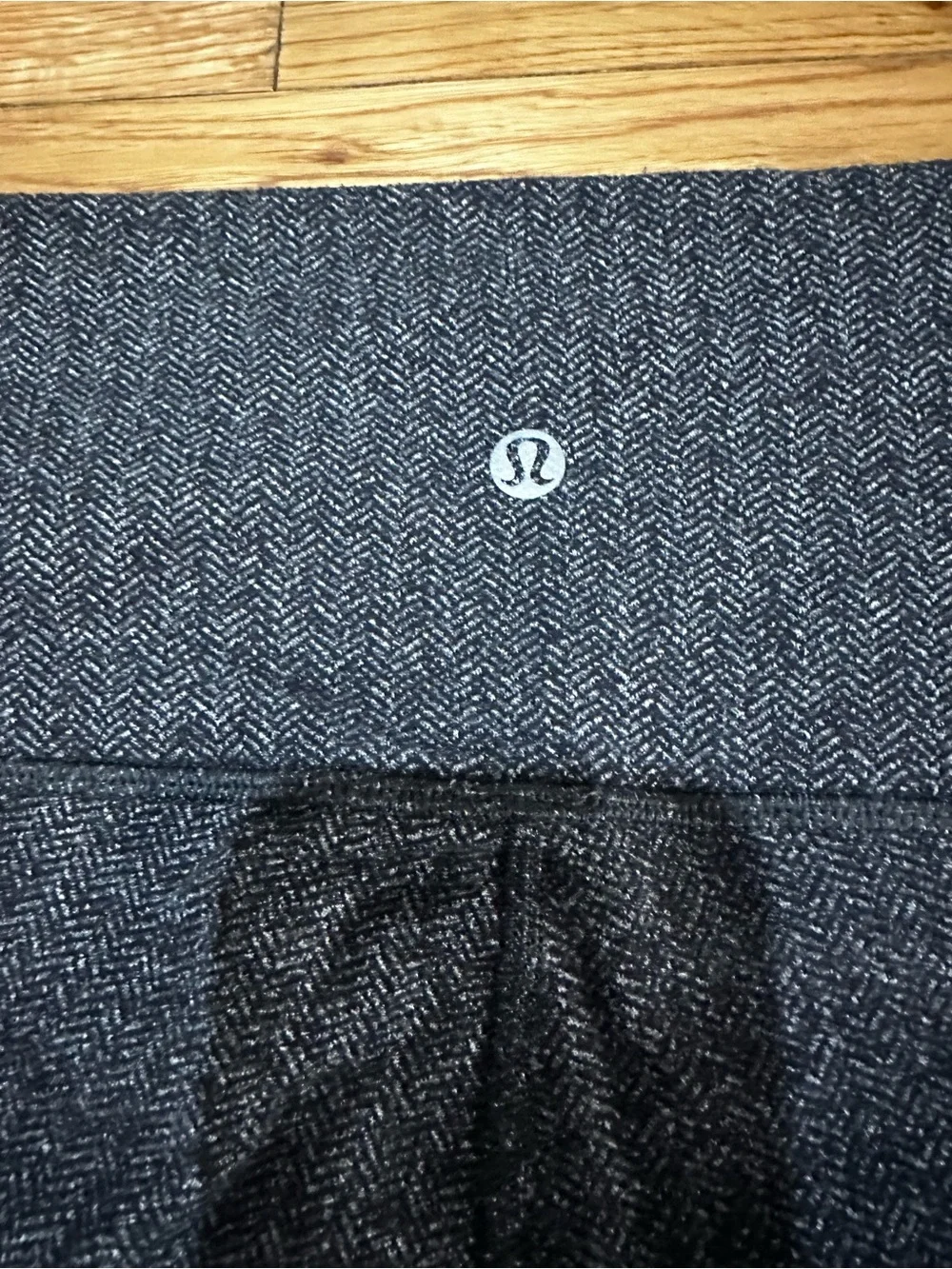 Lululemon Wunder Under Leggings 7/8 Herringbone Heathered Black High Rise 4